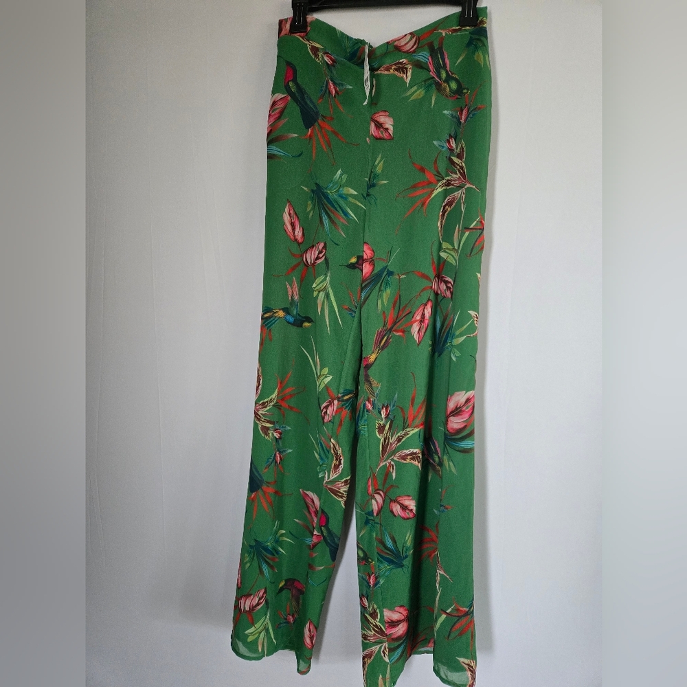 NWT Sweet Pea For NY&C Floral Green Women's Pants (M)